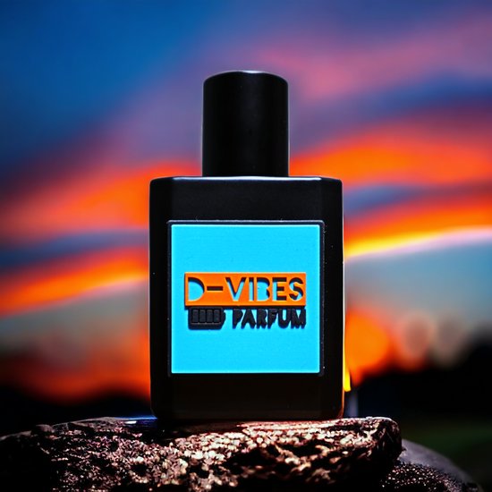 Frisse Aquatische mannen geur - D-Vibes Blue - Eau de parfum - 50ml - uniek verpakt.