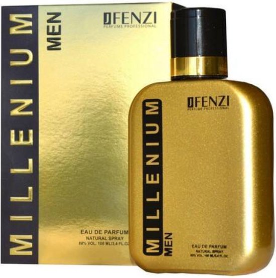 Houtachtig, Kruidige merkgeur voor heren - JFenzi - Eau de Parfum - Millenium - 100ml - 80% ✮✮✮✮✮ - Cadeau Tip !