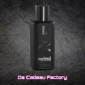De Cadeau Factory JFENZI mySoul Homme eau de parfum in een strakke zwarte 100ml flacon voor heren